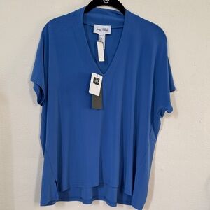 NWT / Joseph Ribkoff Cobalt Blue Short Sleeve Tee